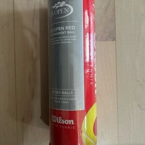 Wilson Red Tennis Balls Pack US Open